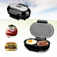 OEM - Máquina de Hamburguesas Panini Sandwichera Electrica Super Rapido