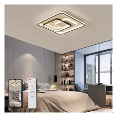 GENERICO - LAMPARA CUADRADA DE TECHO LED 3 COLORES SMART