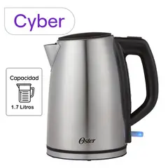 OSTER - Cybermioferta Hervidor eléctrico 1.7 Litros  acero inoxidable.