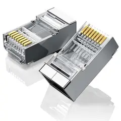 UGREEN - Conector Plug Cat 6 x100un RJ45 8P8C Transparente NW111 - 50248