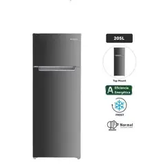 BLACKLINE - Refrigeradora 205L Frost 2PN Inox