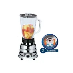 OSTER - LICUADORA 250-22 2 VELOCIDADES 600W - PLATEADO