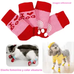 GENERICO - MEDIAS ANTIDESLIZANTES PARA PERROS Y GATOS - XL - HEMBRA