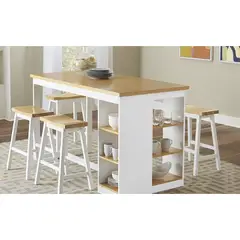 TU MESITA - Mesa Desayunador Happy Family BlancoDuna