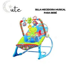 GENERICO - SILLA MUSICAL MECEDORA PARA BEBÉ