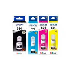 EPSON - Kit Tinta T524 Negro Cian Magenta Amarillo A3 L15150