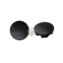 JEEP - Tapa de aro 64mm Cherokee Compass Negro Mate