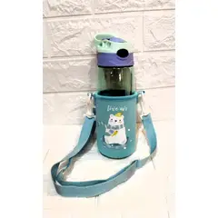 GENERICO - Tomatodo para Niños con Funda Kawaii - Verde