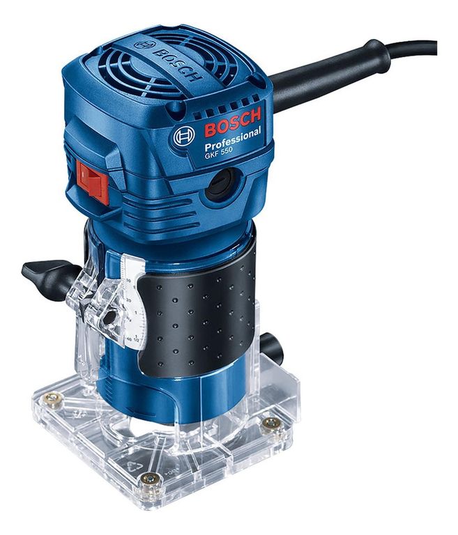 Ruteadora de Palma Bosch GKF 550 Profesional 1/4" 550W