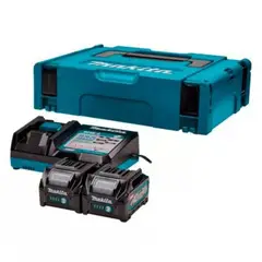 MAKITA - Kit Baterías XGT 40V BL4020 2.0Ah x2 + Cargador Makpac