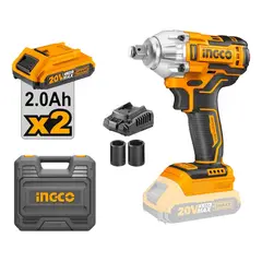 INGCO TOOLS - Llave de Impacto INGCO 20V Brushless  1/2” 300Nm 2 Baterías CIWLI2038