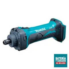 MAKITA - Esmeril Recto 18v 1/4" Nariz Corta SinBatería DGD801Z