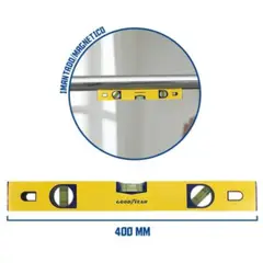 GOODYEAR - Nivel magnetico imantado 400 mm crv