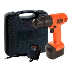 Black+Decker - Taladro Atornillador Black  & Decker CD121K 12v Maleta