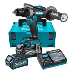 MAKITA - Taladro 40V XGT DF001GM201 1/2” 125Nm Brushless + Baterías