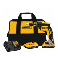DEWALT - Atornillador Drywall 1/4" 20V XR DCF620D2 2 x 2.0 Ah