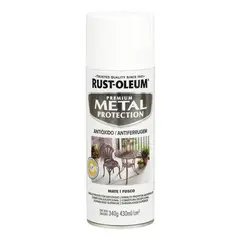 RUST OLEUM - Aerosol Anticorrosivo Metal Protection Mate Blanco 340g