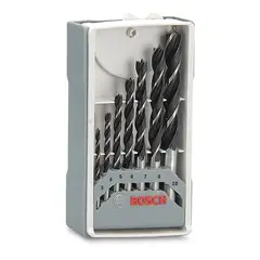 BOSCH - Set 7 Brocas para Madera de 3 4 5 6 7 8 y 10mm