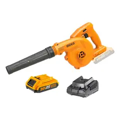 INGCO TOOLS - Sopladora Aspiradora INGCO 20V Batería 2.0Ah y Cargador