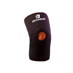 BRANSON - Rodillera con abertura negro Talla M