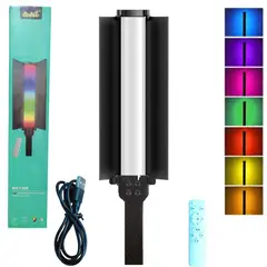 GENERICO - Lampara Oled Rgb de Varilla Mano Recargable Control Fotografia