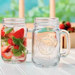 LIBBEY - Tarro para Beber 488 ml. / 16.5 oz. ( Juego de 2 Vasos)