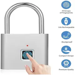 GENERICO - Candado de huella digital candado inteligente antirrobo Smart