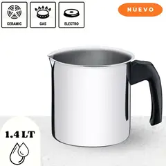 TRAMONTINA - Hervidor Allegra de acero inoxidable 1,4 l