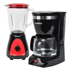 DAEWOO - Combo Daewoo Licuadora  1.5L  + Cafetera  1.25L 12 tazas