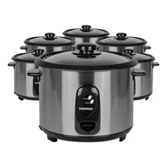 DAEWOO - Olla Arrocera Antiadherente 2.8L Inoxidable Pack x6
