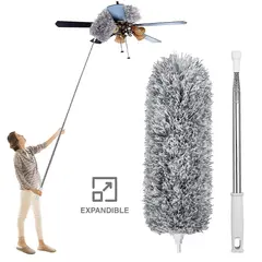 KELLER - Plumero Expandible de Microfibra 2.9 m para Limpieza PL C03