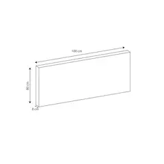 BARAKA HOME - Cabecera Manarola Aerea 1 Plz - Azul Marino