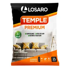 LOSARO - TEMPLE PREMIUM X 25 KG SUPER BLANCO