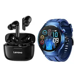 LENOVO - MT200 Smartwatch+Audífonos In-Ear Bluetooth Auriculares XT90