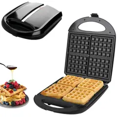 OEM - Maquina para Hacer Wafles Gofres 4Rebanadas Waflera Electrica
