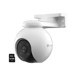 Ezviz - Cámara Wifi H8 PRO 3K 5mp Ezviz Exterior 360° Alarma Inteligente + SD 64GB
