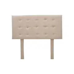 MUEBLES MACRUMO - Cabecera Lima de 1.5 Plz- Color Beige