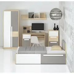 TU MESITA - Escritorio Clásico Evelyn multicolor 1 cajón 1 puerta