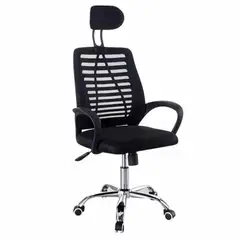GENERICO - Silla de Escritorio Ejecutiva Negro Ergonómica Giratoria C-253