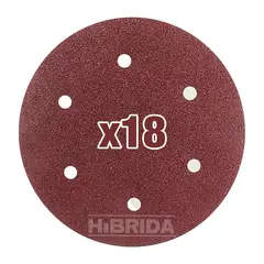 IMPORTADO MC - DISCO PAPEL LIJA X18 PARA LIJADORA DE PARED TECHO ABRASIVO - COMBO