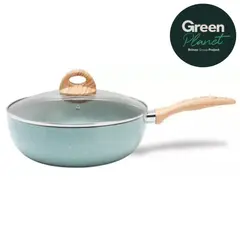 BRINOX - Wok Con Tapa 28cm 3.4L Botanika GreenPlanet