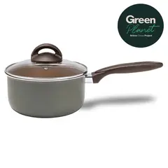BRINOX - Olla Con Tapa 16cm 1.45L Naturall Verde GreenPlanet
