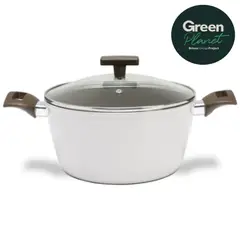 BRINOX - Cacerola Con Tapa 24cm 3.8L Organika GreenPlanet
