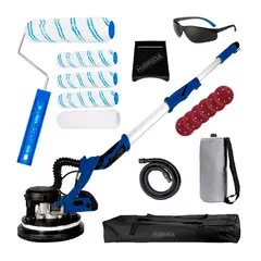 XTD - LIJADORA DE PARED DRYWALL TECHO MÁS RODILLO 9'' 7 EN 1 PINTURA - COMBO