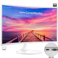 SAMSUNG - Monitor LC27F391FHNXZA 27 Curvo Full HD IPS