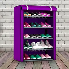 HELLO - ZAPATERO DE 5 PISOS COLOR MORADO