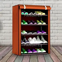HELLO - ZAPATERO DE 5 PISOS COLOR MARRON