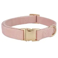 QUE PATAS PET SHOP - Collar para Mascotas RosadoTalla S Ajustable