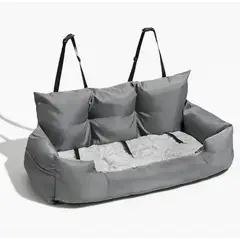 QUE PATAS PET SHOP - Sofá Cama Triple Para Asiento O Maletera Para Mascotas