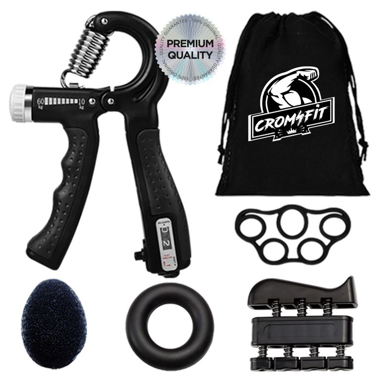 Pack Hand Grip 5 Piezas Contador y Regulador 60kg